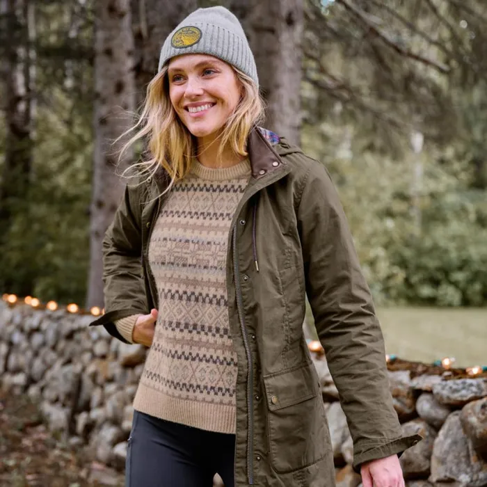 MenWomen Recycled WoolBlend Beanie Grey Orvis Hats