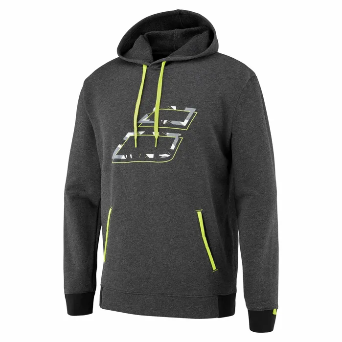 MenWomen Tops Babolat Exercise Hood Sweat Heather Blackyellow