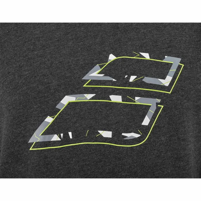 MenWomen Tops Babolat Exercise Hood Sweat Heather Blackyellow