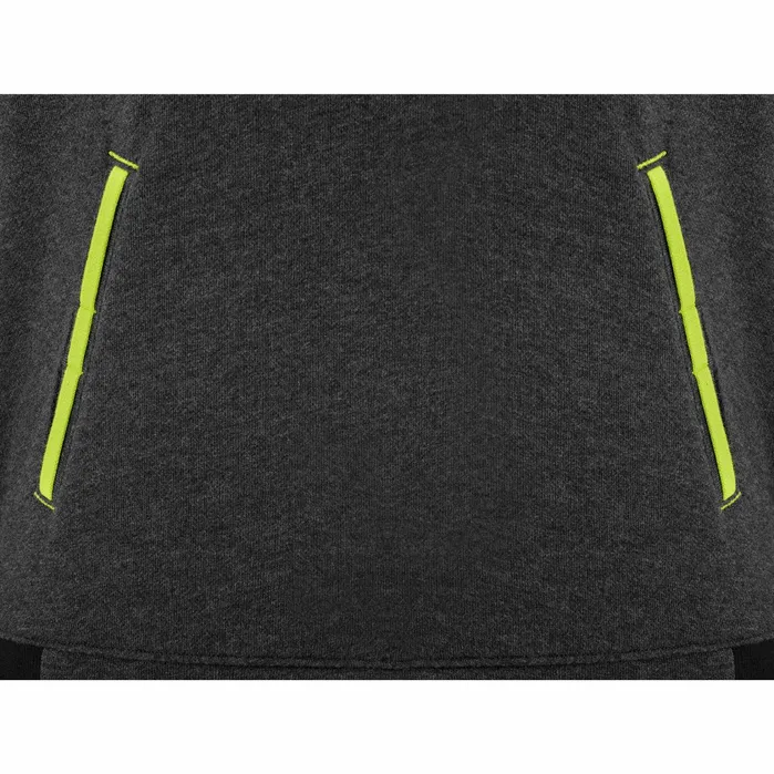 MenWomen Tops Babolat Exercise Hood Sweat Heather Blackyellow