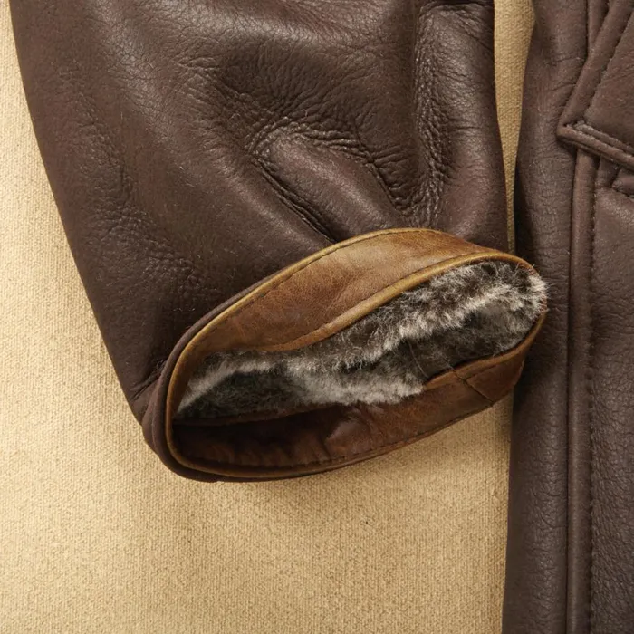 Men Worldrsquos Finest Shearling Coat Brown Orvis Jackets