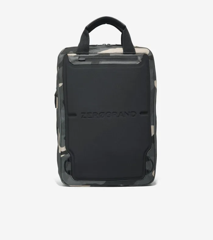 Men ZEROslashGRAND 2in1 Backpack Woodland Camo Cole Haan Backpacks and Briefcases