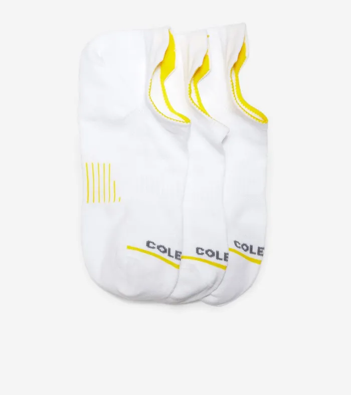 Men ZEROslashGRAND 3Pair Liner Socks White Cole Haan Socks