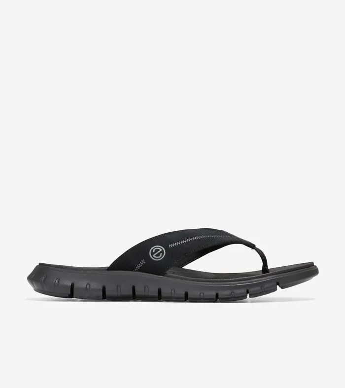 Men ZEROslashGRAND Thong Sandal Black Cole Haan Sandals