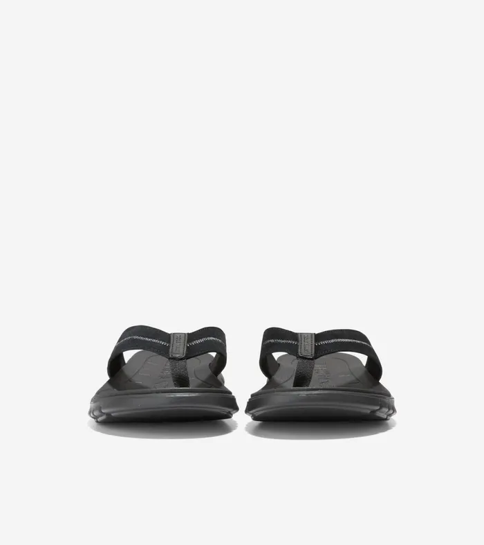 Men ZEROslashGRAND Thong Sandal Black Cole Haan Sandals