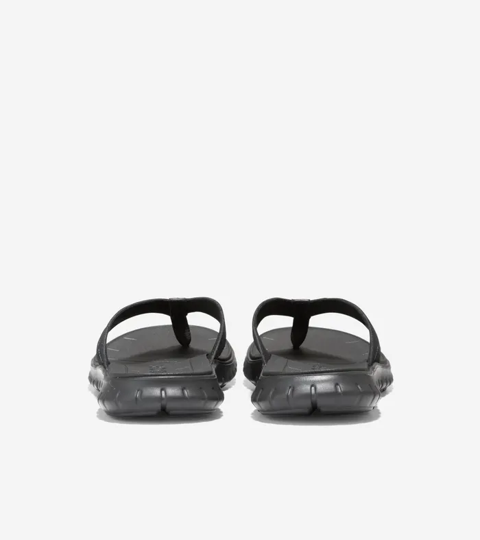Men ZEROslashGRAND Thong Sandal Black Cole Haan Sandals