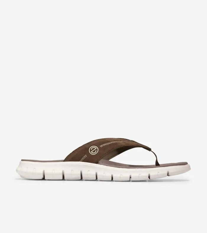 Men ZEROslashGRAND Thong Sandal Riverstoneoyster Mushroom Cole Haan Sandals