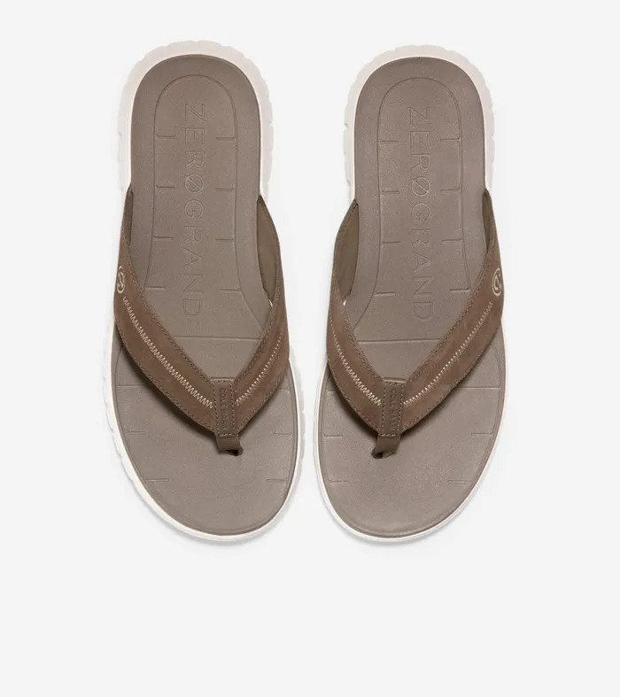 Men ZEROslashGRAND Thong Sandal Riverstoneoyster Mushroom Cole Haan Sandals