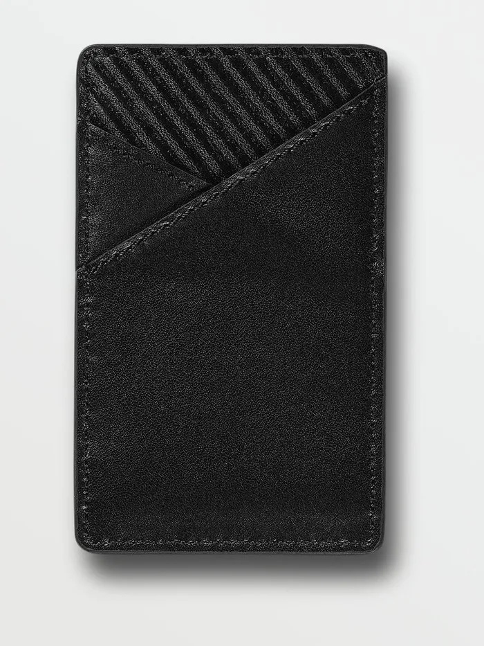 Mens Belts and Wallets Volcom Evers Card Holder 8211 Black