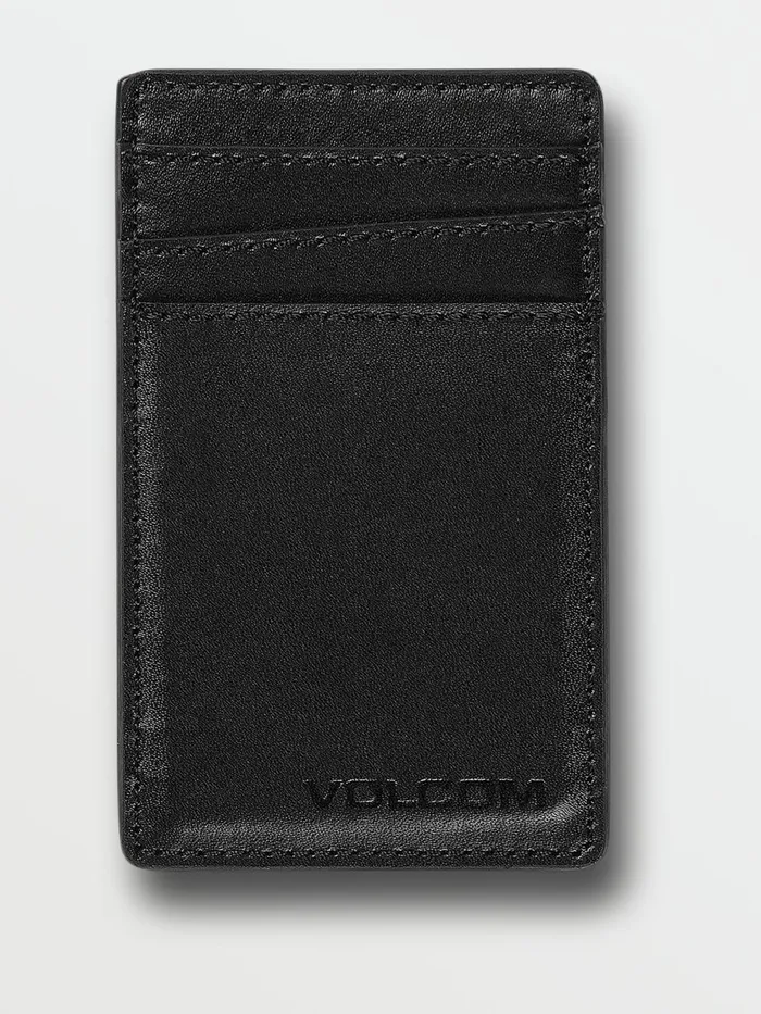 Mens Belts and Wallets Volcom Evers Card Holder 8211 Black
