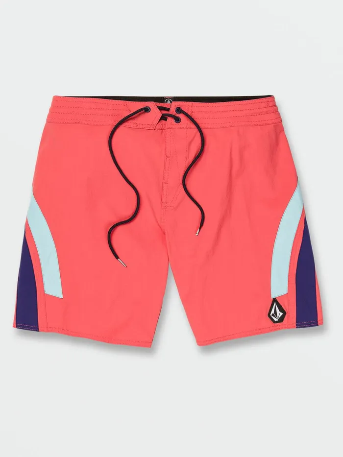 Mens Boardshorts and Trunks Volcom Arched Liberator Trunks 8211 Cayenne