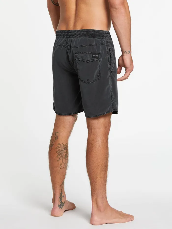 Mens Boardshorts and Trunks Volcom Center Trunks 8211 Black
