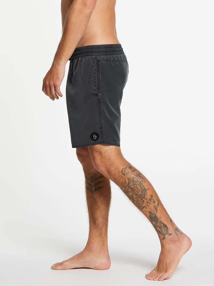 Mens Boardshorts and Trunks Volcom Center Trunks 8211 Black