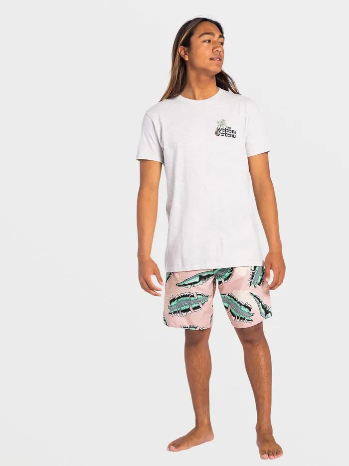 Mens Boardshorts and Trunks Volcom Detoonator ModTech Trunks 8211 Misty Rose