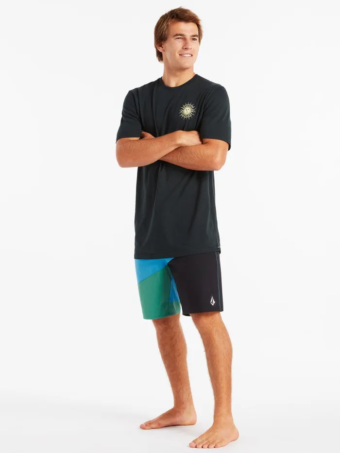 Mens Boardshorts and Trunks Volcom Halved Liberator Trunks 8211 Maliblue