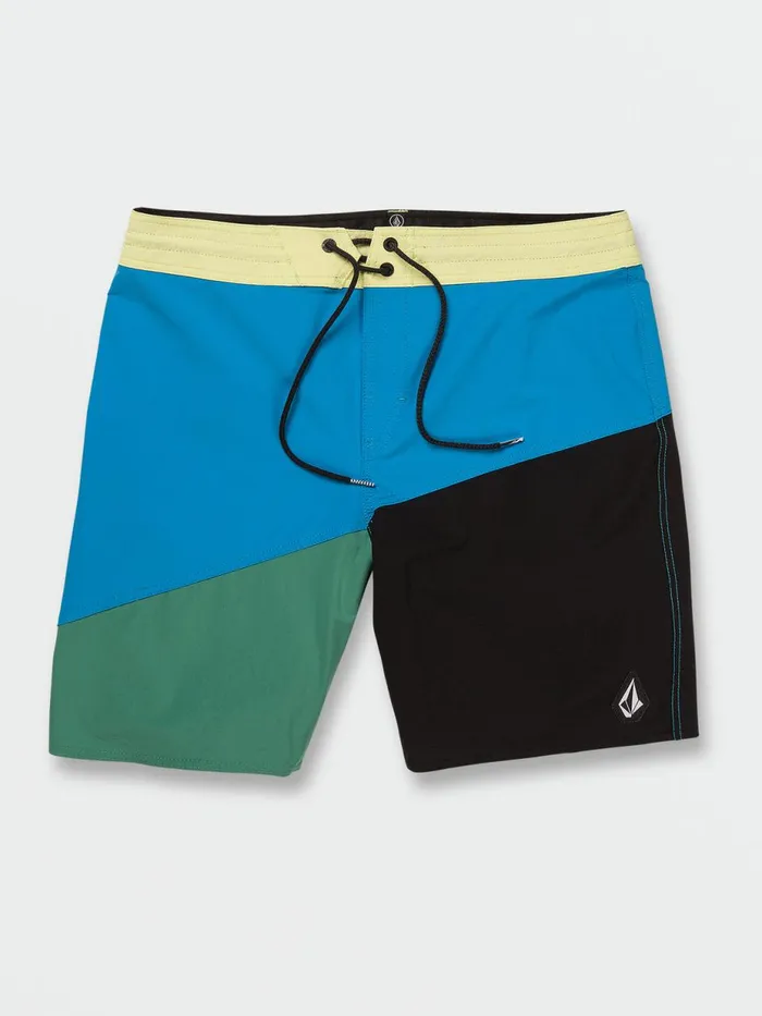 Mens Boardshorts and Trunks Volcom Halved Liberator Trunks 8211 Maliblue