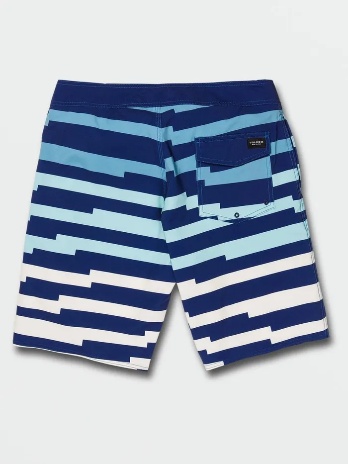 Mens Boardshorts and Trunks Volcom Juxt Quarta ModTech Trunks 8211 Blueprint