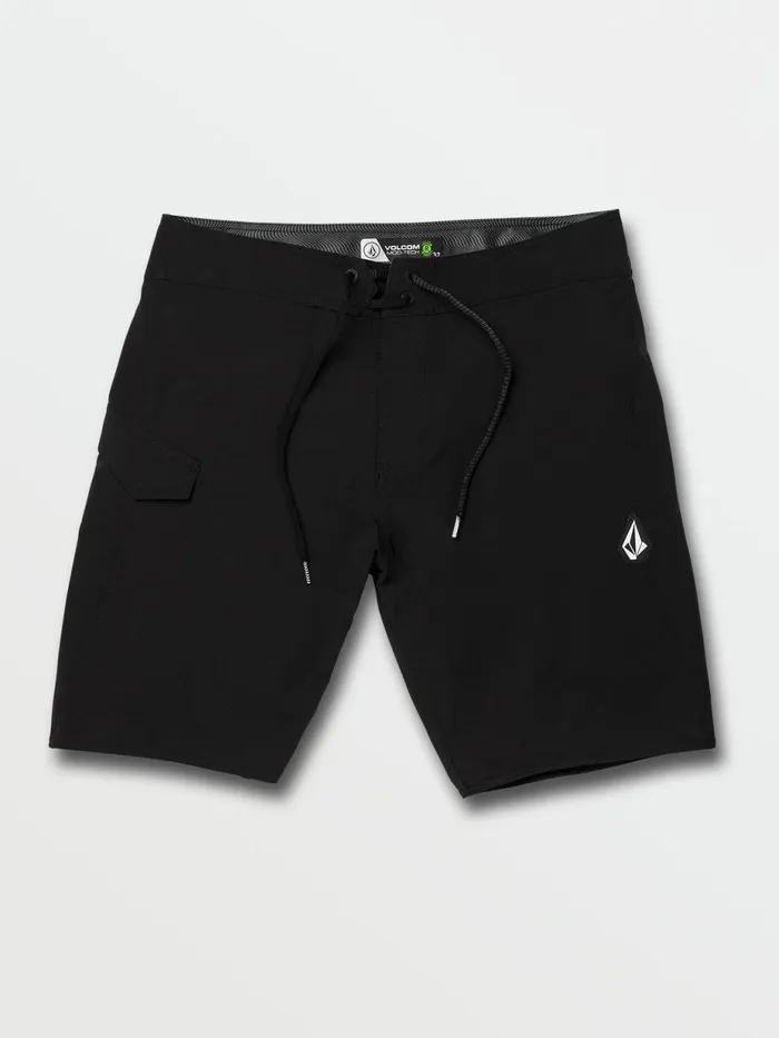 Mens Boardshorts and Trunks Volcom Lido Solid ModTech Trunks 8211 Black