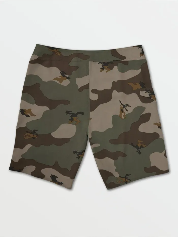 Mens Boardshorts and Trunks Volcom Lido Solid ModTech Trunks 8211 Camouflage