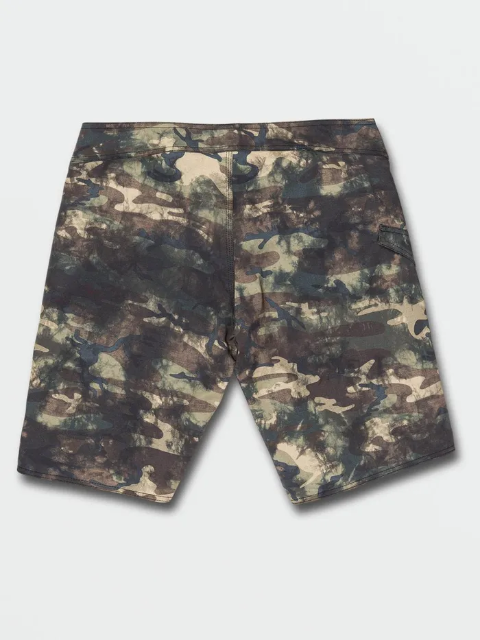 Mens Boardshorts and Trunks Volcom Lido Solid ModTech Trunks 8211 Covert Green