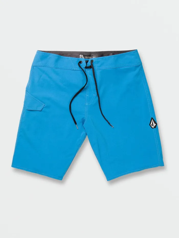 Mens Boardshorts and Trunks Volcom Lido Solid ModTech Trunks 8211 Maliblue