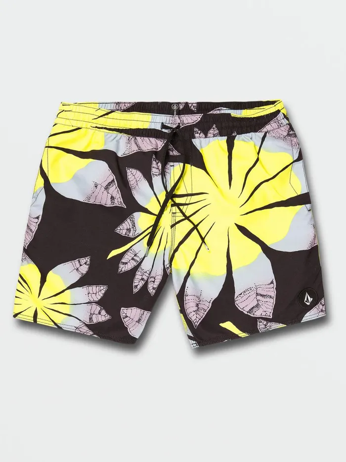 Mens Boardshorts and Trunks Volcom Poly Party Trunks 8211 Black