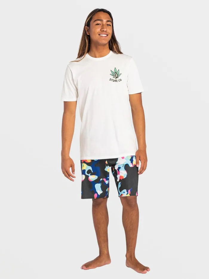 Mens Boardshorts and Trunks Volcom Saturate Stoney Trunks 8211 Black