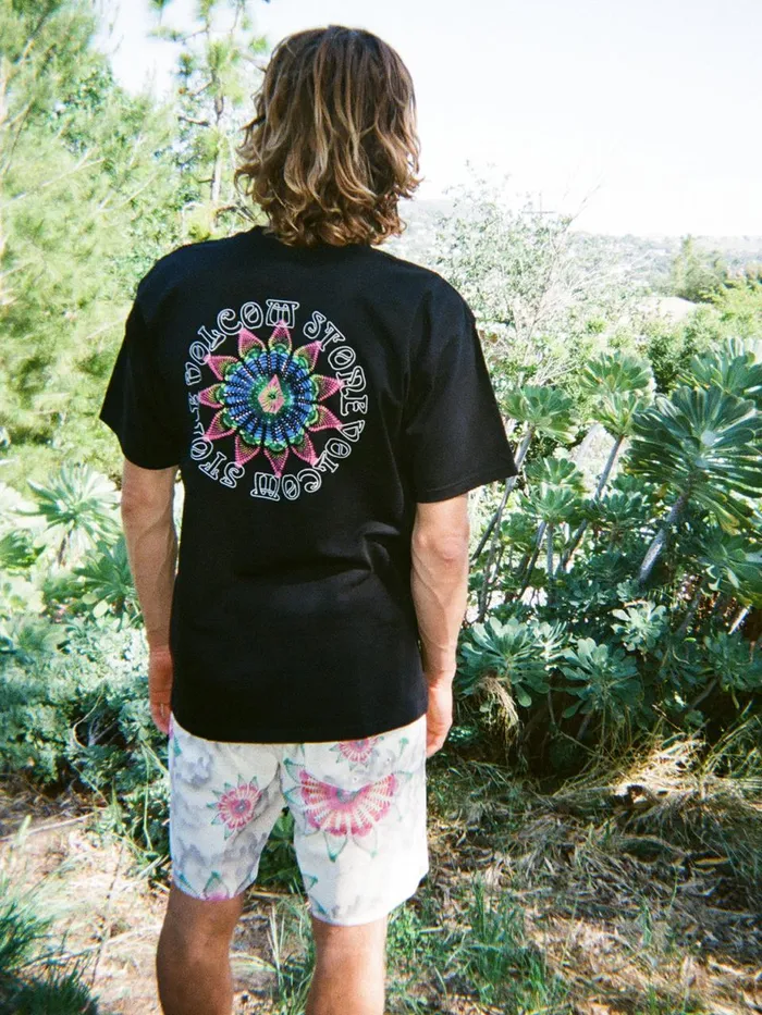 Mens Boardshorts and Trunks Volcom Star Shields Featured Artist Stoney Trunks 8211 Coconut