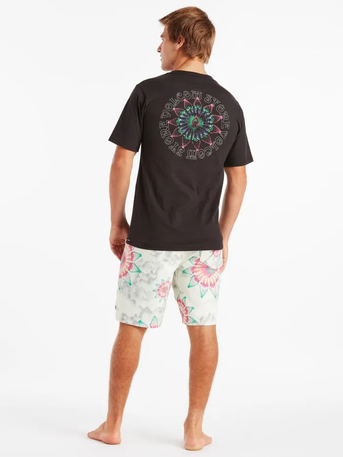Mens Boardshorts and Trunks Volcom Star Shields Featured Artist Stoney Trunks 8211 Coconut