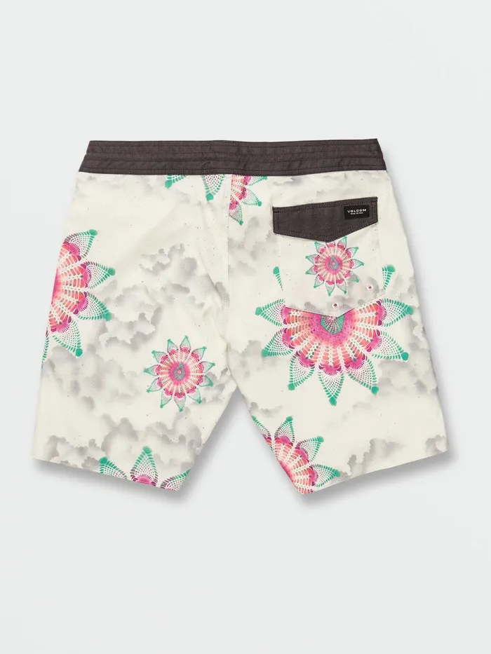 Mens Boardshorts and Trunks Volcom Star Shields Featured Artist Stoney Trunks 8211 Coconut