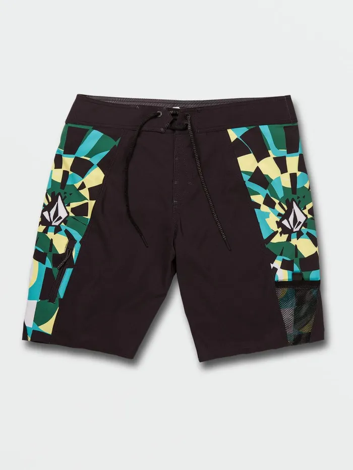 Mens Boardshorts and Trunks Volcom Surf Vitals Jack Robinson ModTech Trunks 8211 Black