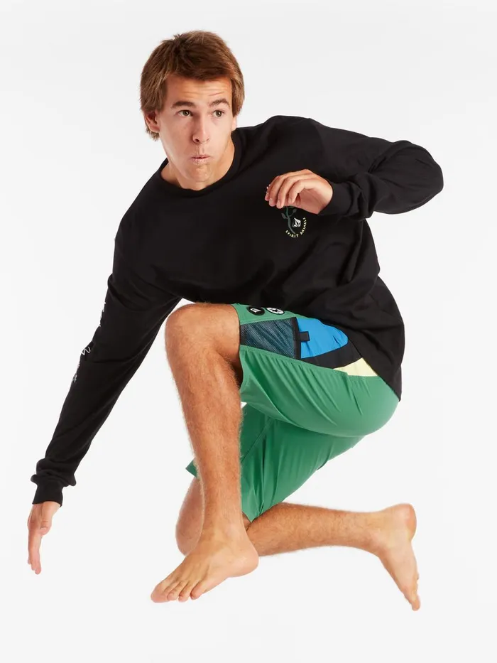 Mens Boardshorts and Trunks Volcom Surf Vitals Noa Deane Liberator Trunks 8211 Pine
