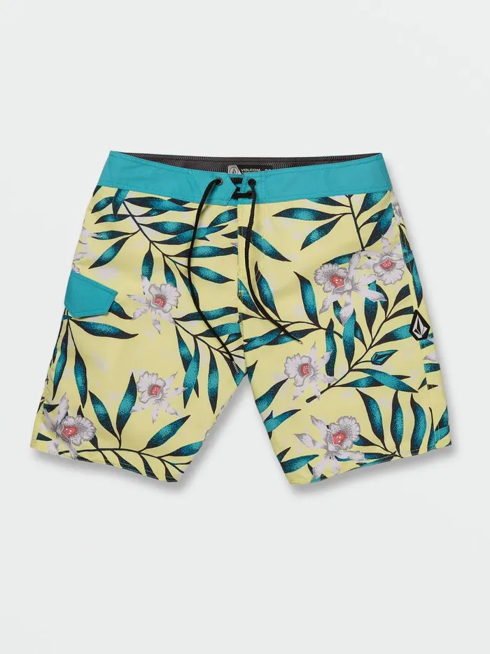 Mens Boardshorts and Trunks Volcom Tropical Hideout ModTech Trunks 8211 Glimmer Yellow Mens Boardshorts and Trunks Volcom Tropical Hideout ModTech Trunks 8211 Glimmer Yellow