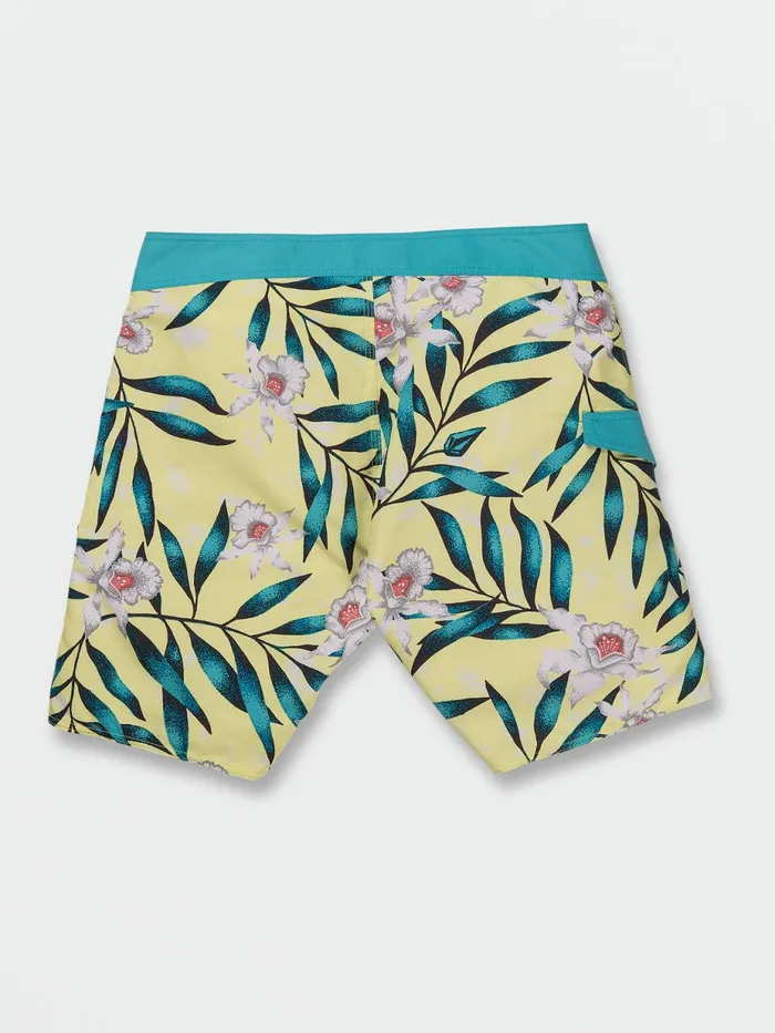 Mens Boardshorts and Trunks Volcom Tropical Hideout ModTech Trunks 8211 Glimmer Yellow