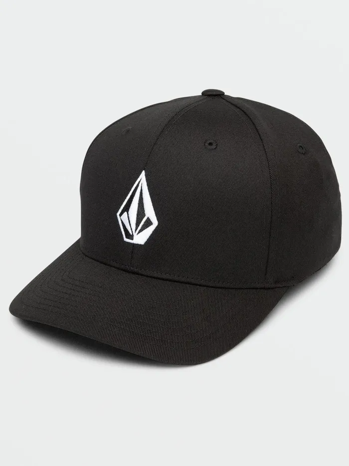 Mens Hats and Beanies Volcom Full Stone Xfit Hat 8211 Black