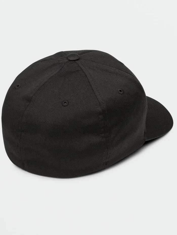 Mens Hats and Beanies Volcom Full Stone Xfit Hat 8211 Black