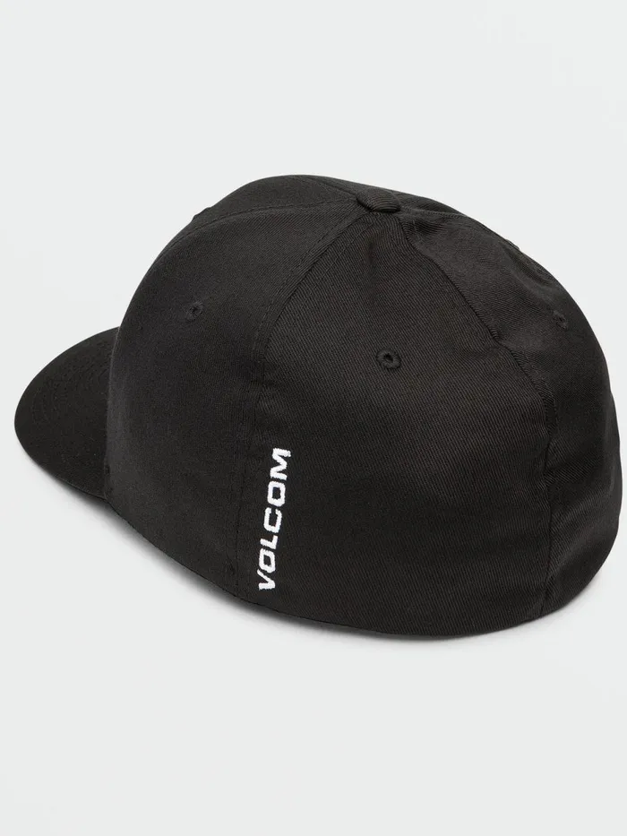 Mens Hats and Beanies Volcom Full Stone Xfit Hat 8211 Black