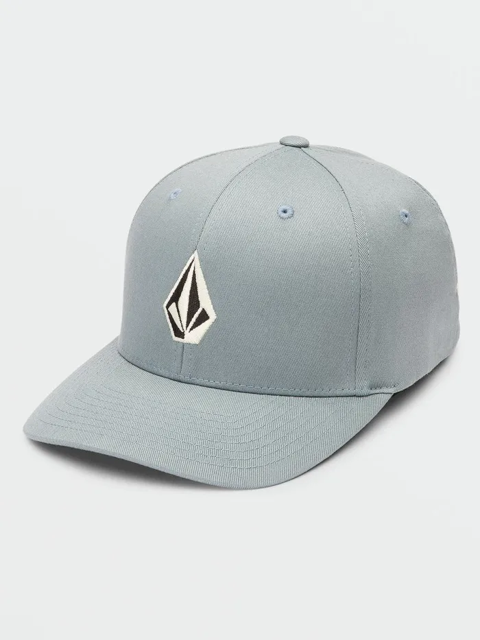 Mens Hats and Beanies Volcom Full Stone Xfit Hat 8211 Stormy Sea