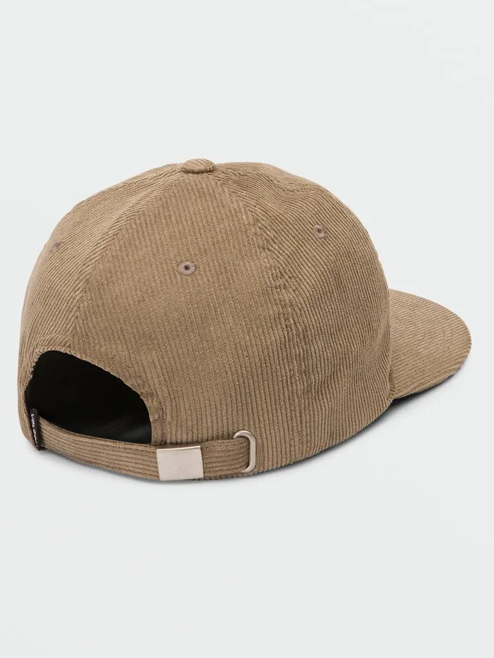 Mens Hats and Beanies Volcom Gus Cord Hat 8211 Dark Khaki