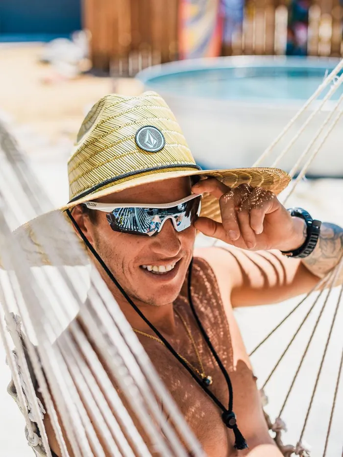 Mens Hats and Beanies Volcom Quarter Straw Hat 8211 Natural