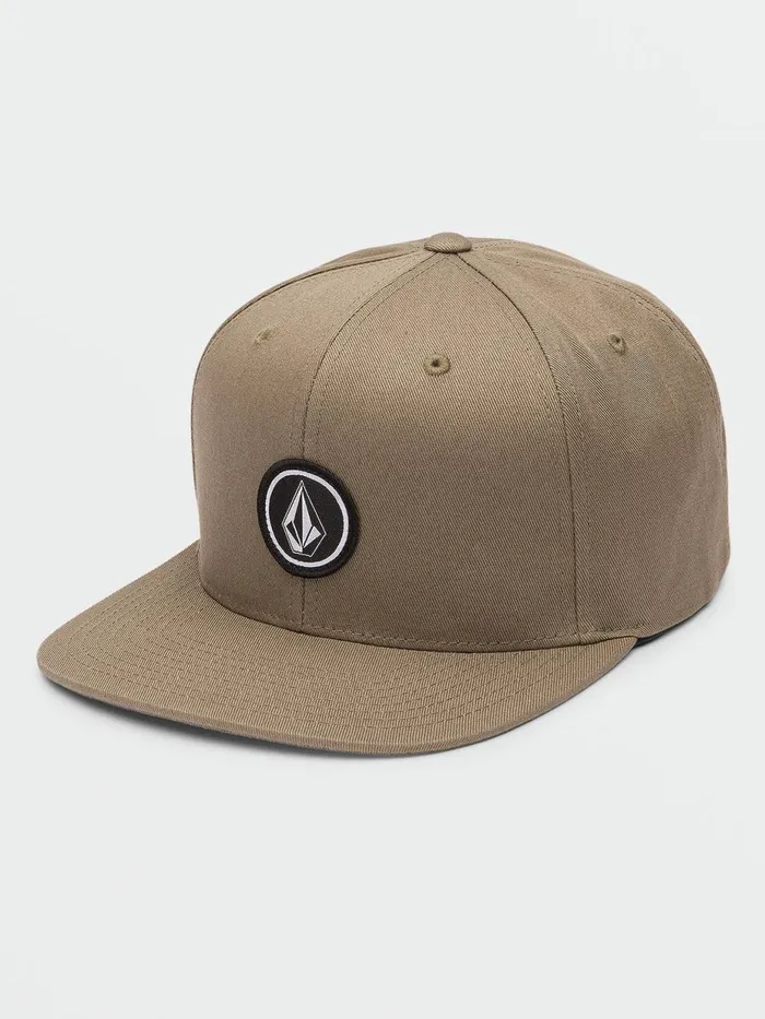 Mens Hats and Beanies Volcom Quarter Twill Hat 8211 Tarmac Brown