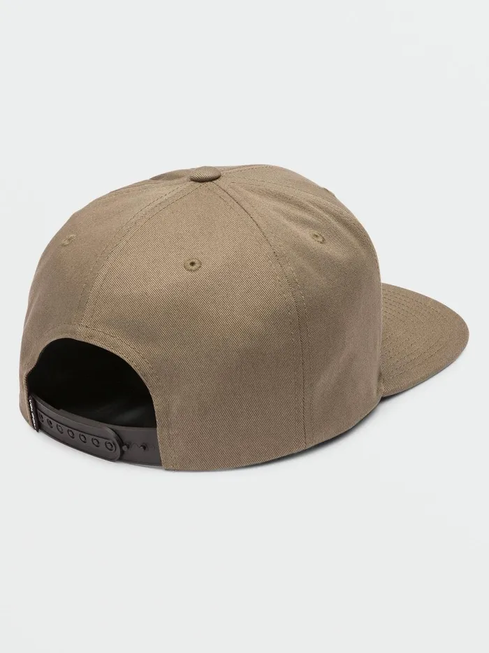 Mens Hats and Beanies Volcom Quarter Twill Hat 8211 Tarmac Brown