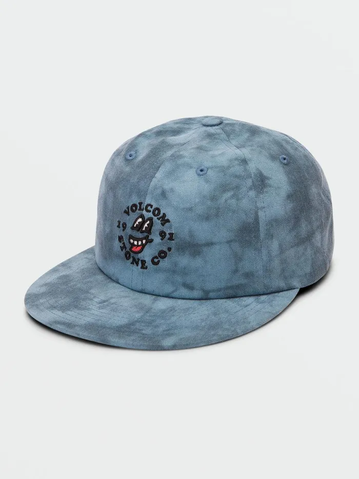 Mens Hats and Beanies Volcom Randelicious Adjustable Hat 8211 Blue Glass