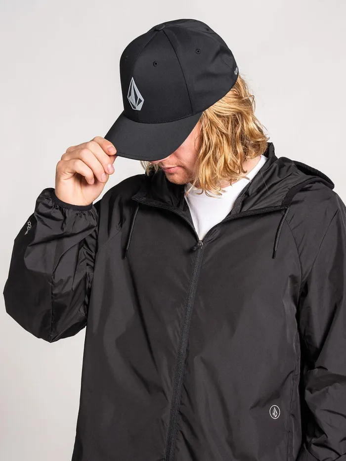 Mens Hats and Beanies Volcom Stone Tech Delta Hat 8211 Black