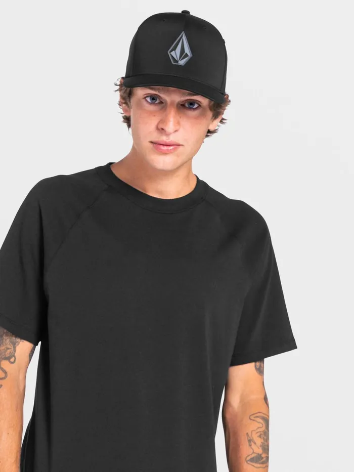 Mens Hats and Beanies Volcom Stone Tech Delta Hat 8211 Black