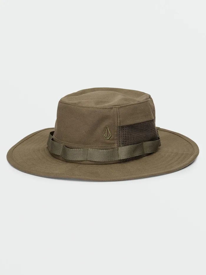 Mens Hats and Beanies Volcom Wiley Booney Hat 8211 Tarmac Brown