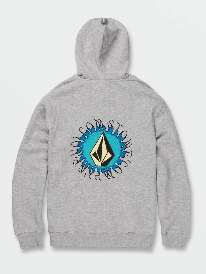 Mens Hoodies and Sweatshirts Volcom Catch 91 Hoodie 8211 Athletic Heather