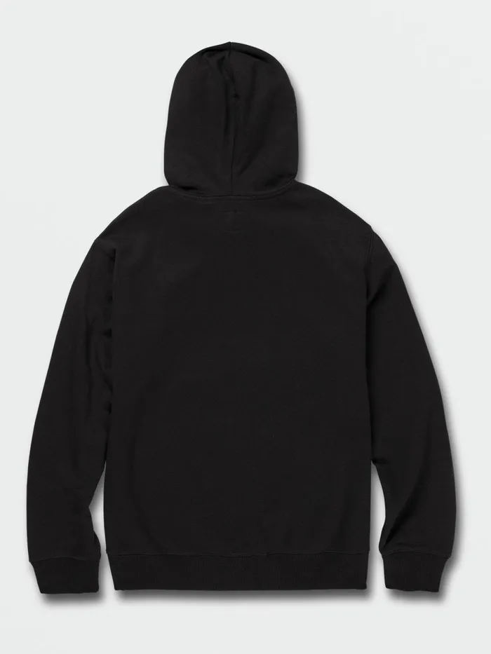 Mens Hoodies and Sweatshirts Volcom Catch 91 Hoodie 8211 Black On Black