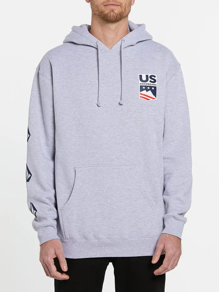 Mens Hoodies and Sweatshirts Volcom Mens USA Deadly Stones Pullover 8211 Heather Grey Mens Hoodies and Sweatshirts Volcom Mens USA Deadly Stones Pullover 8211 Heather Grey