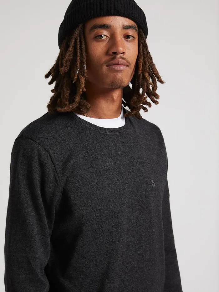 Mens Hoodies and Sweatshirts Volcom Uperstand Sweater 8211 Black Mens Hoodies and Sweatshirts Volcom Uperstand Sweater 8211 Black